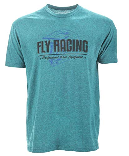 Algopix Similar Product 14 - FLY RACING ERA TEE CYANBLACKHEATHER