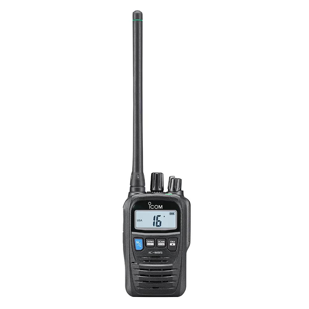 Algopix Similar Product 19 - ICOM M85 VHFHH 5 Watt Compact with