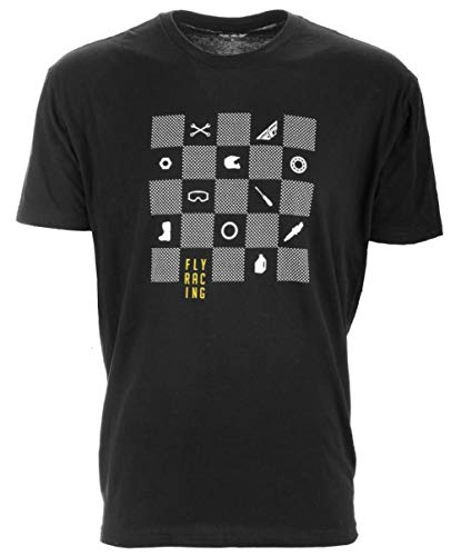 Algopix Similar Product 8 - CHECKERS TEE BLACK LG
