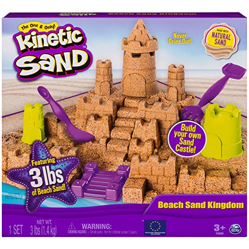 Algopix Similar Product 14 - Kinetic Sand Beach Sand Kingdom Playset