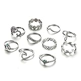 Algopix Similar Product 2 - Zealmer Statement Knuckle Ring Set