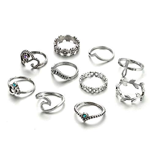 Algopix Similar Product 2 - Zealmer Statement Knuckle Ring Set
