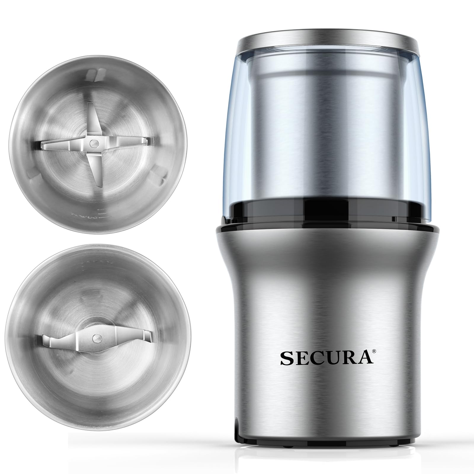 Algopix Similar Product 10 - Secura Electric Coffee Grinder and