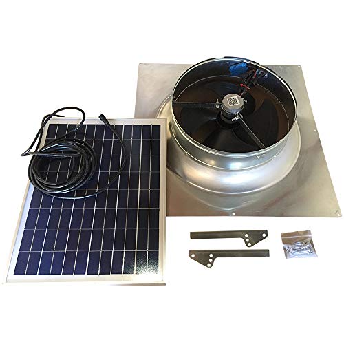 Algopix Similar Product 7 - 20Watt Gable Solar Attic Fan with