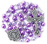 Algopix Similar Product 9 - Handcrafted Rosary With Glass Pearl
