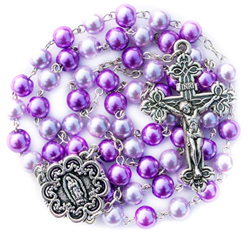 Algopix Similar Product 18 - Handcrafted Rosary With Glass Pearl