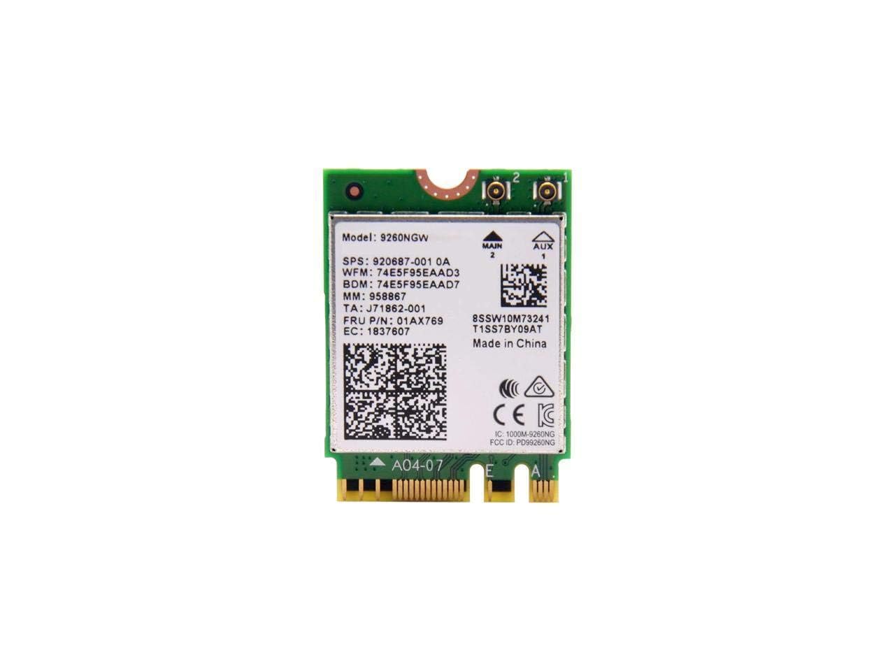 Algopix Similar Product 5 - Intel Wireless AC 9260 Single Pack