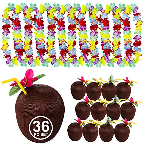 Algopix Similar Product 19 - Tigerdoe Luau Party Supplies  Coconut
