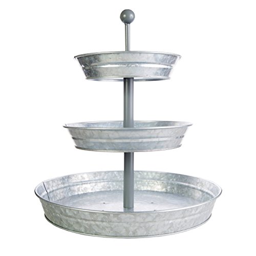 Algopix Similar Product 8 - 3 Tier Serving Tray Large 17 Base