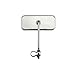 Algopix Similar Product 6 - Alta Rectangle Bicycle Mirror Chrome