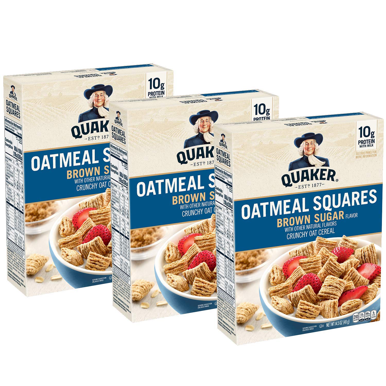 Algopix Similar Product 1 - Quaker Oatmeal Squares Breakfast