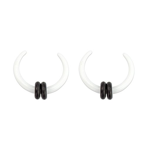 Algopix Similar Product 3 - Pierce2GO White Acrylic Ear Pinchers