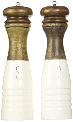 Algopix Similar Product 5 - Mud Pie Farmhouse Wood and Enamel Mills