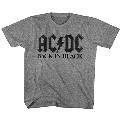 Algopix Similar Product 3 - ACDC Back in Black Graphite Heather
