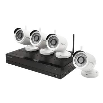 Algopix Similar Product 10 - Samsung Wisenet SNKB73040BW 4 Channel