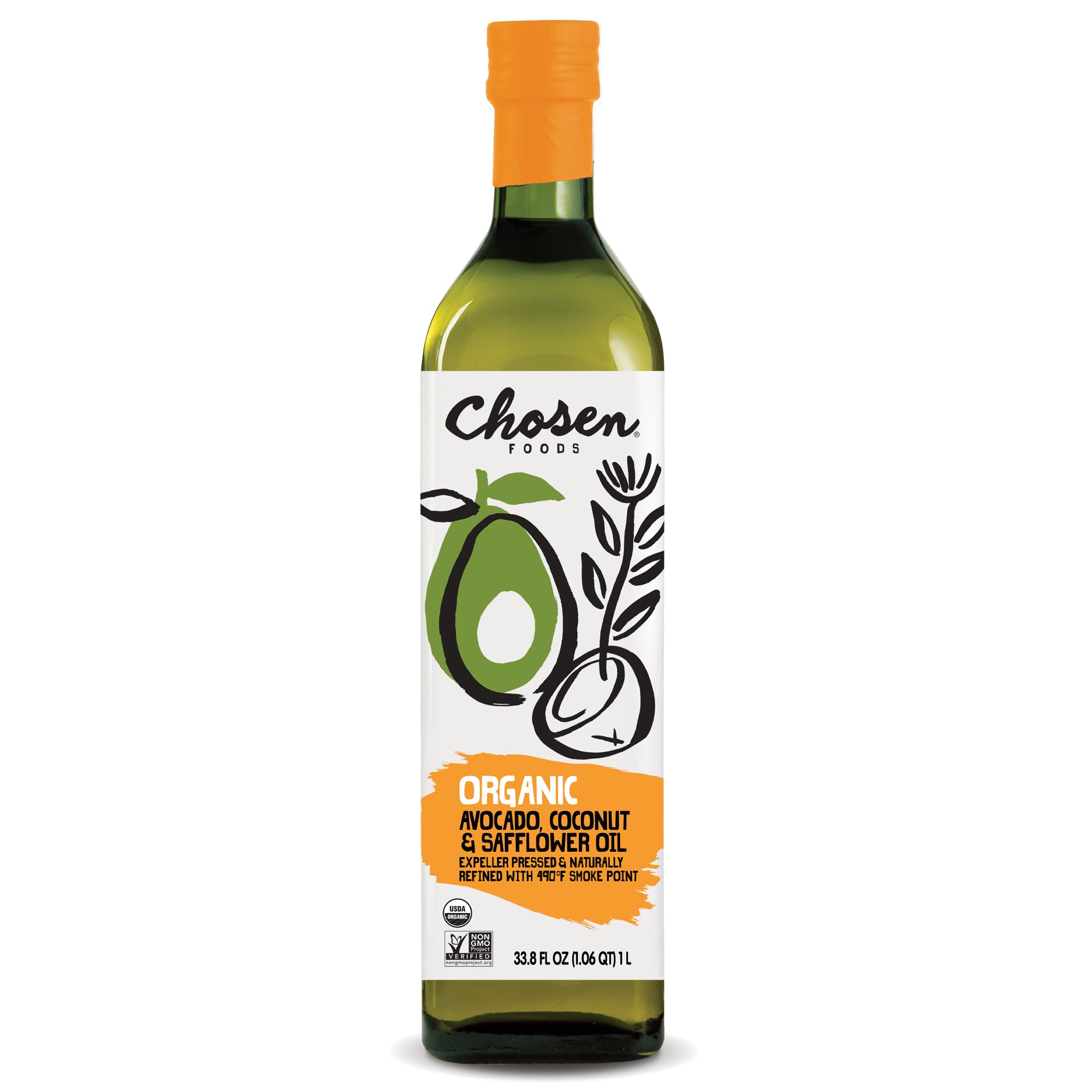 Algopix Similar Product 13 - Chosen Foods Organic Avocado Coconut 