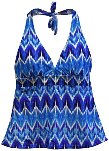 Algopix Similar Product 3 - Heat Womens Halter Tankini Swimsuit Top