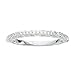 Algopix Similar Product 16 - 14K White Gold Vintage Wedding Band
