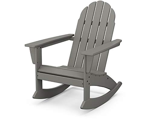 Algopix Similar Product 19 - POLYWOOD Vineyard Rocking Chair Slate