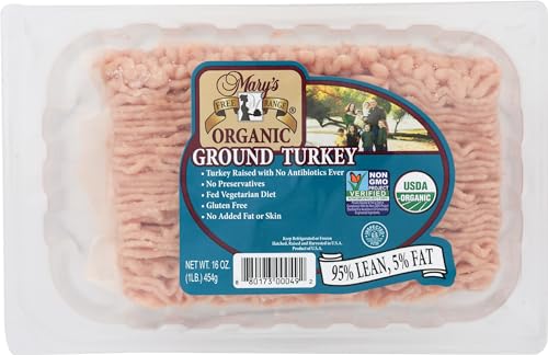 Algopix Similar Product 8 - Mary's, Organic Ground Turkey, 16 Ounce