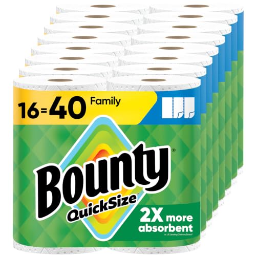 Algopix Similar Product 11 - Bounty Paper Towels Quick Size White
