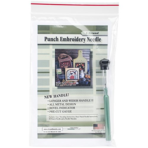 Algopix Similar Product 15 - CTR 3 Strand Punch Embroidery Needle
