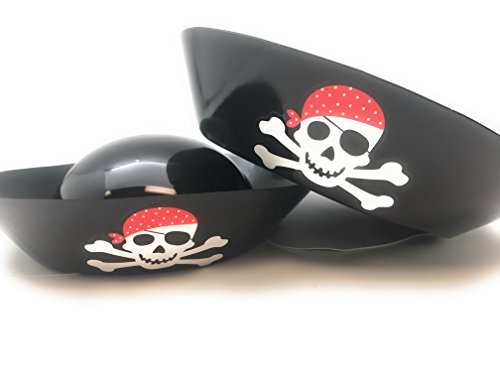 Algopix Similar Product 14 - Oojami 24 Piece Child Pirate Hats Black