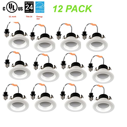 Algopix Similar Product 1 - Recessed Low Profile 12 Pack 4 Baffle