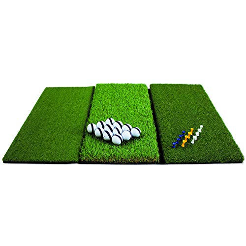 Algopix Similar Product 11 - Rukket TriTurf Golf Hitting Mat Attack