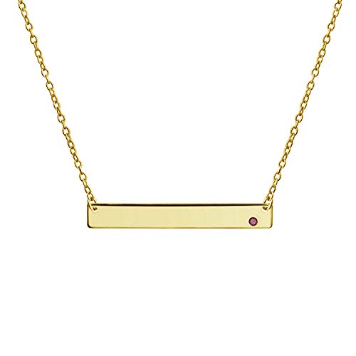 Algopix Similar Product 5 - Bling Jewelry Engravable Sideways Bar