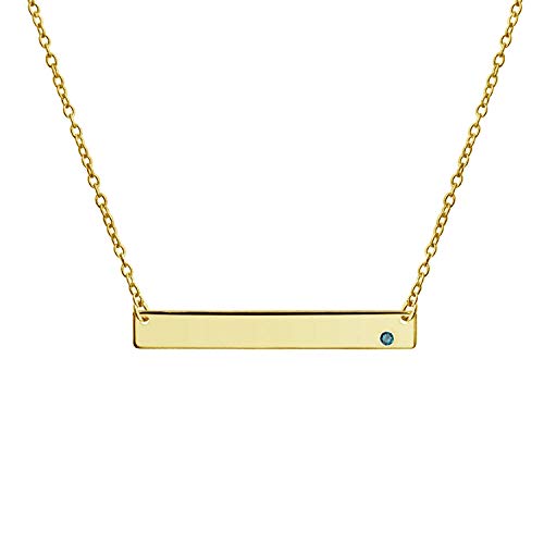 Algopix Similar Product 20 - Bling Jewelry Engravable Sideways Bar