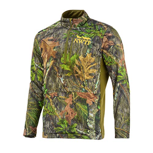 Algopix Similar Product 6 - Nomad NWTF Fleece 14 Zip Mossy Oak