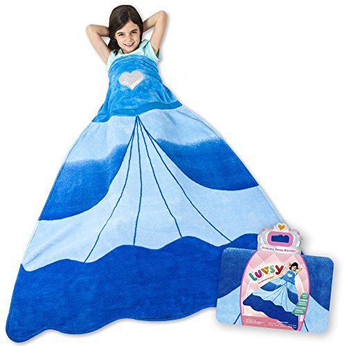 Algopix Similar Product 13 - Luvsy Princess Dress Blanket  Throw
