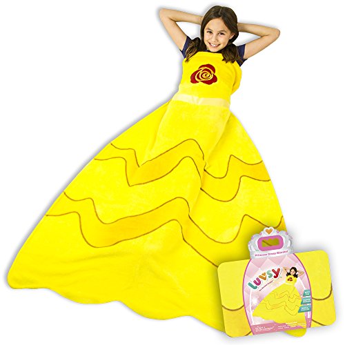 Algopix Similar Product 11 - Luvsy Princess Dress Blanket  Throw