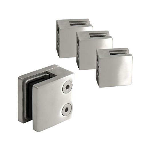 Algopix Similar Product 10 - 4 Pack Glass Clamp for Glass or Panel