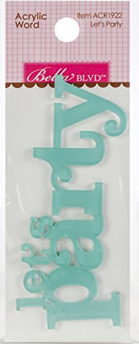 Algopix Similar Product 10 - Bella Blvd Acrylic Word Lets Party