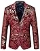 Algopix Similar Product 3 - WULFUL Mens Luxury Casual Dress Floral