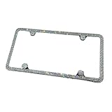 Algopix Similar Product 7 - HANDMADE Bling 3 Row License Plate