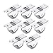 Algopix Similar Product 15 - Pack of 8 25 mm Rubber Wheel Plastic