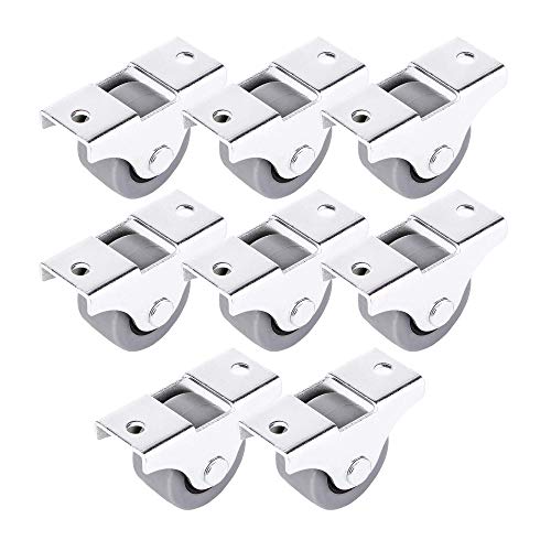 Algopix Similar Product 8 - Pack of 8 25 mm Rubber Wheel Plastic