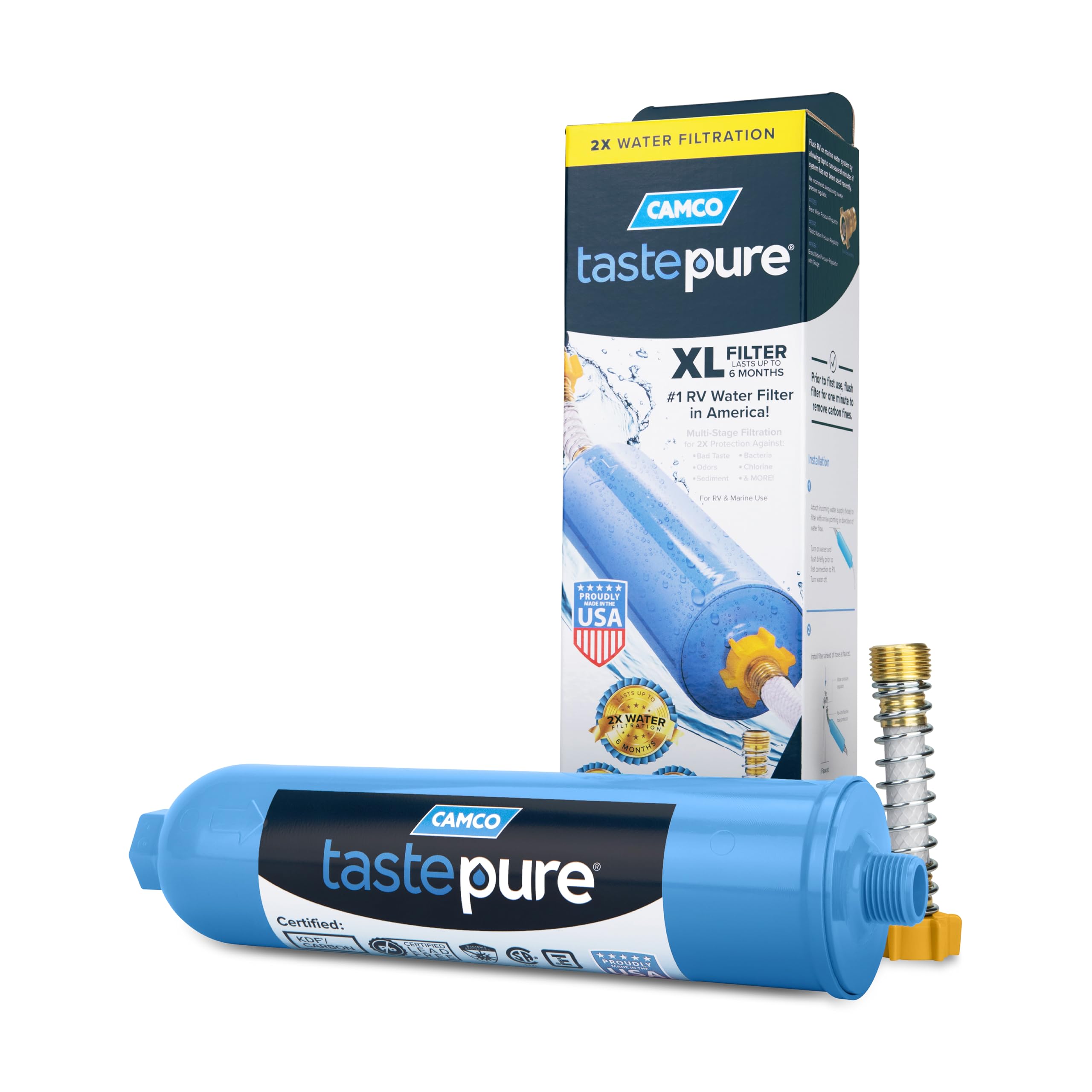 Algopix Similar Product 5 - Camco TastePURE XL RV Water Filter 