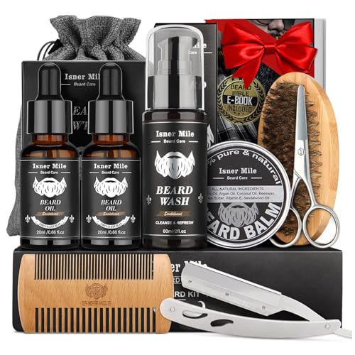 Algopix Similar Product 3 - Isner Mile Beard Kit for Men Grooming