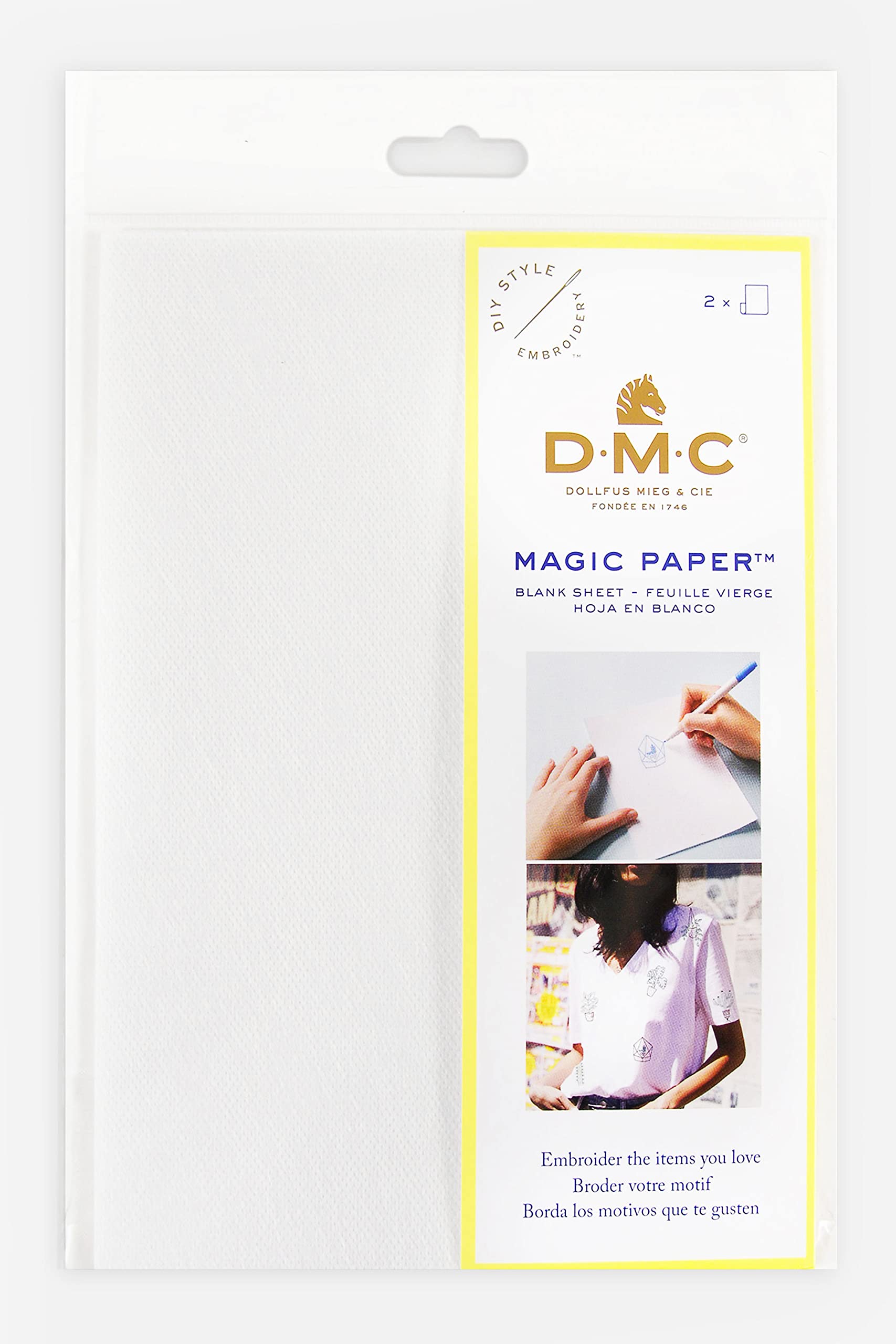 Algopix Similar Product 10 - DMC Vierge 5A Blank Magic Sheet x 2 A5