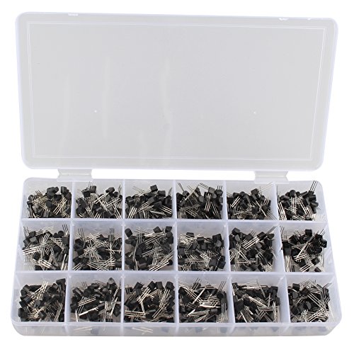 Algopix Similar Product 4 - 900Pcs 18 Kinds Of Transistor NPN PNP