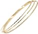 Algopix Similar Product 4 - 14k gold filled Bangles hammered slip