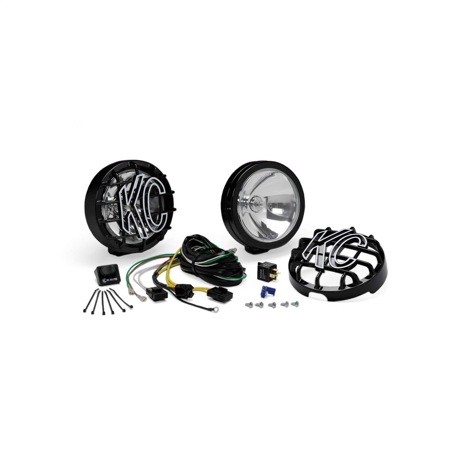 Algopix Similar Product 8 - KC HiLiTES 128 6 in Round Clear Lens