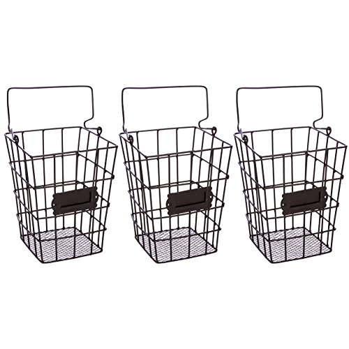 Algopix Similar Product 15 - Metal Wire and Mesh Hanging Utensil and