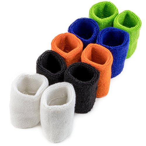 Algopix Similar Product 16 - 10Pack Cotton Terry Cloth Wrist