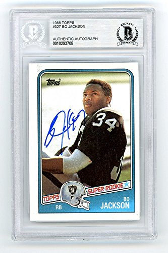 Algopix Similar Product 5 - Bo Jackson 1988 Topps Autograph Rookie