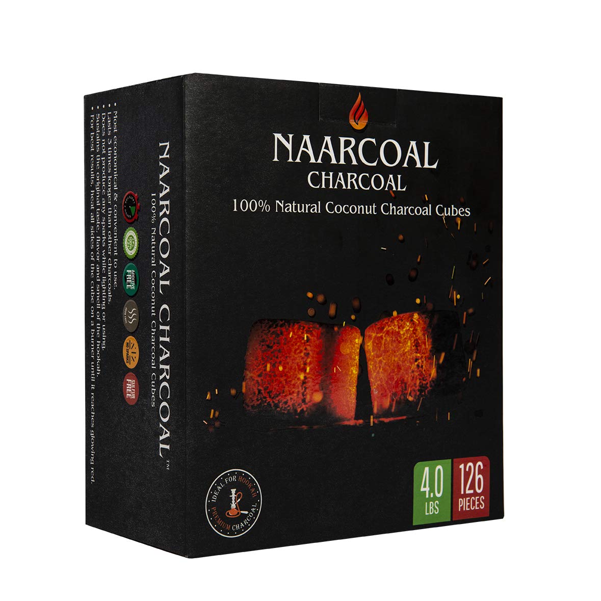 Algopix Similar Product 19 - Naar Coal 100 Natural Coconut Hookah